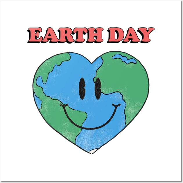 Earth Day Love Wall Art by Qogl